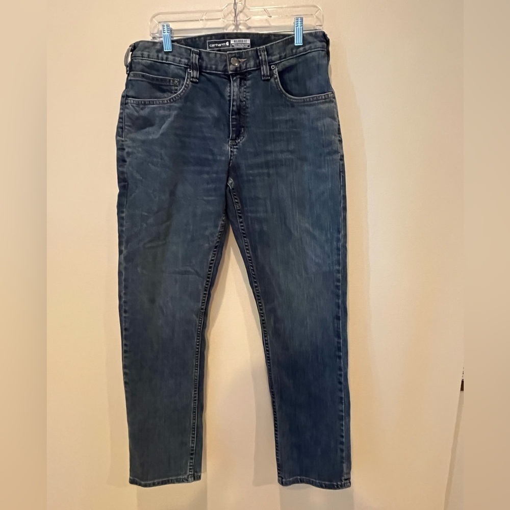 Carhartt Blue Relaxed Fit Jeans Durable Everyday Style